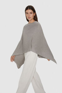Pedro del Hierro Flowing musical cape by Reyes Oteo Grey