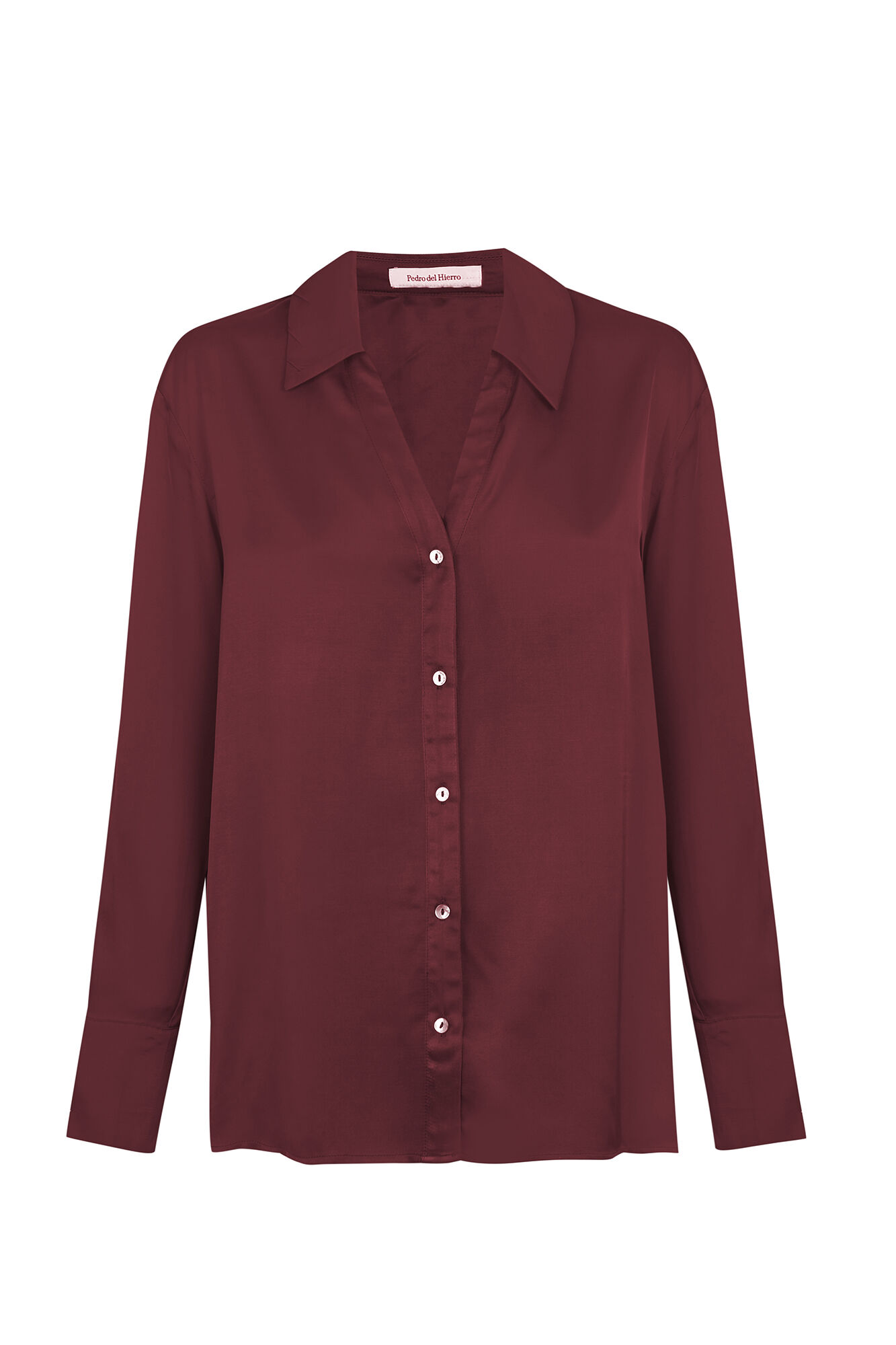 Pedro del Hierro Camisa sat&eacute;n b&aacute;sica
