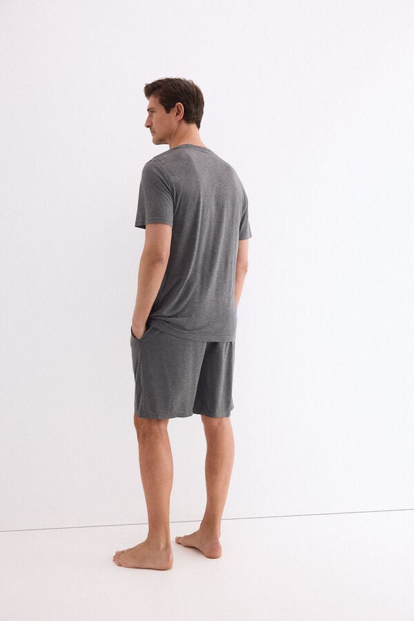 Pedro del Hierro Jersey-knit pyjamas set Grey