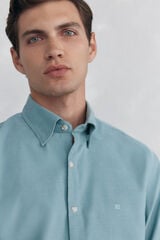 Pedro del Hierro Soft corduroy shirt Green