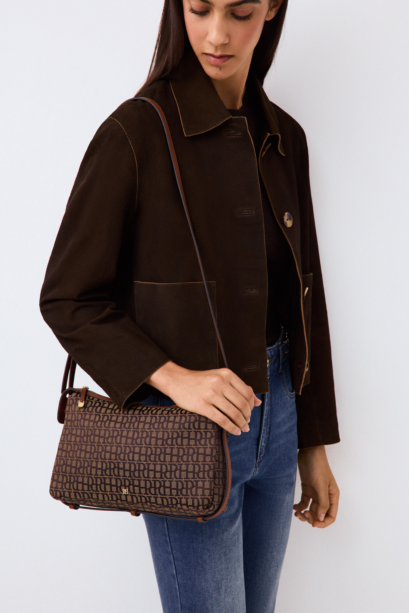 Pedro del Hierro Logo crossbody bag