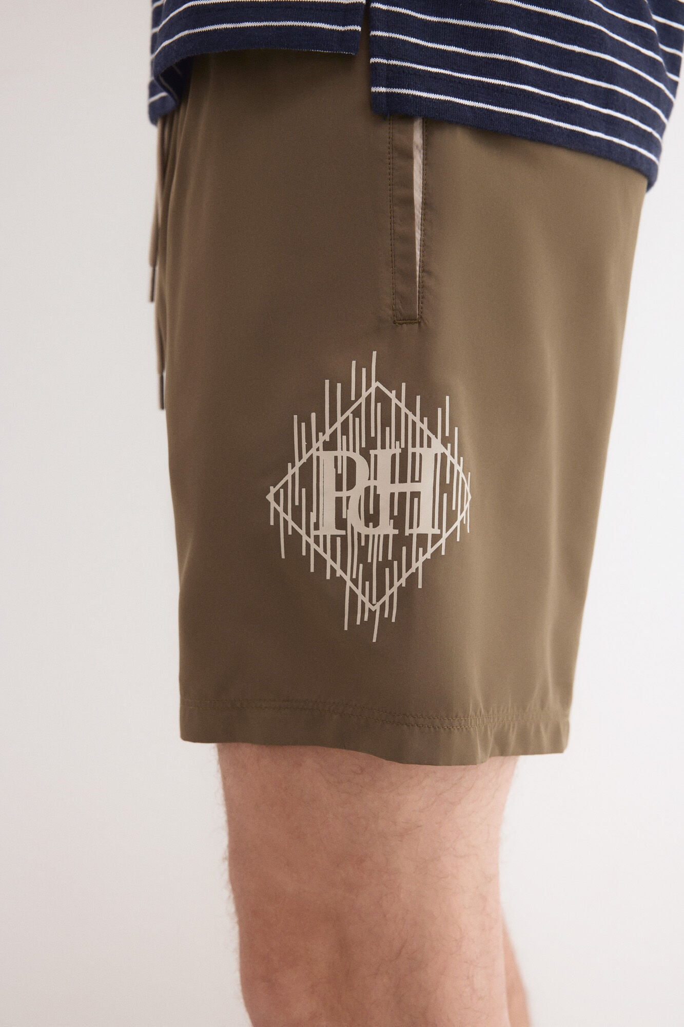 Pedro del Hierro Plain big side logo swimwear