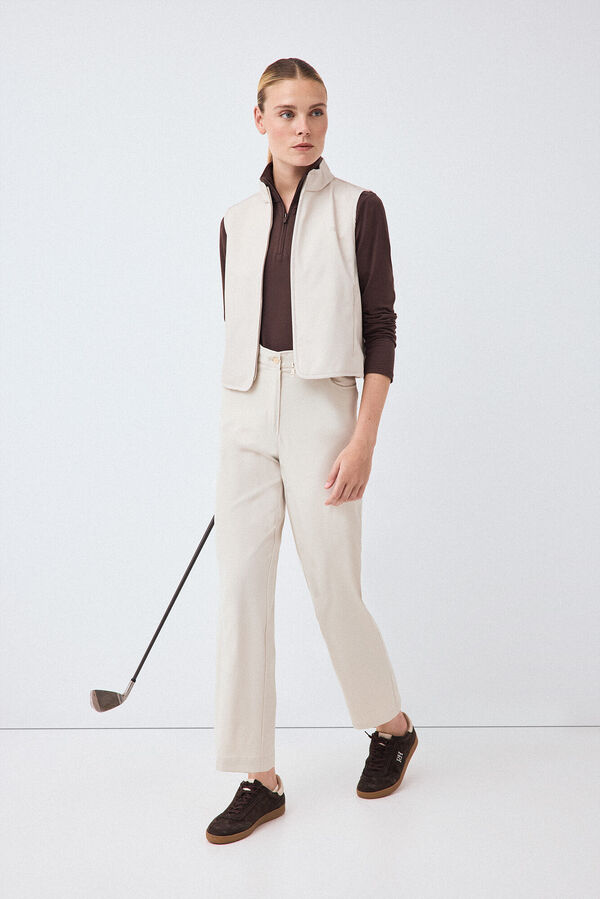 Pedro del Hierro Five-pocket trousers Ecru