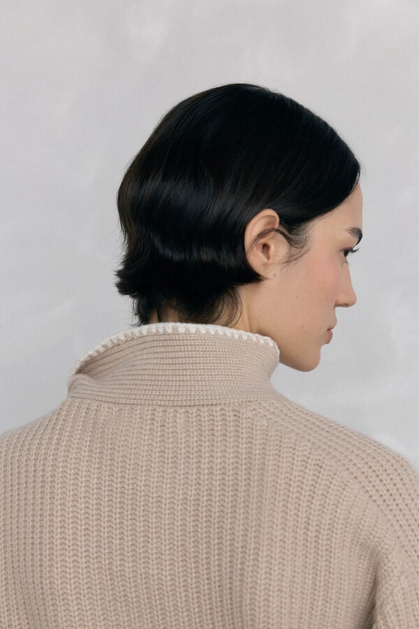 Pedro del Hierro Bow- neck sweater Green