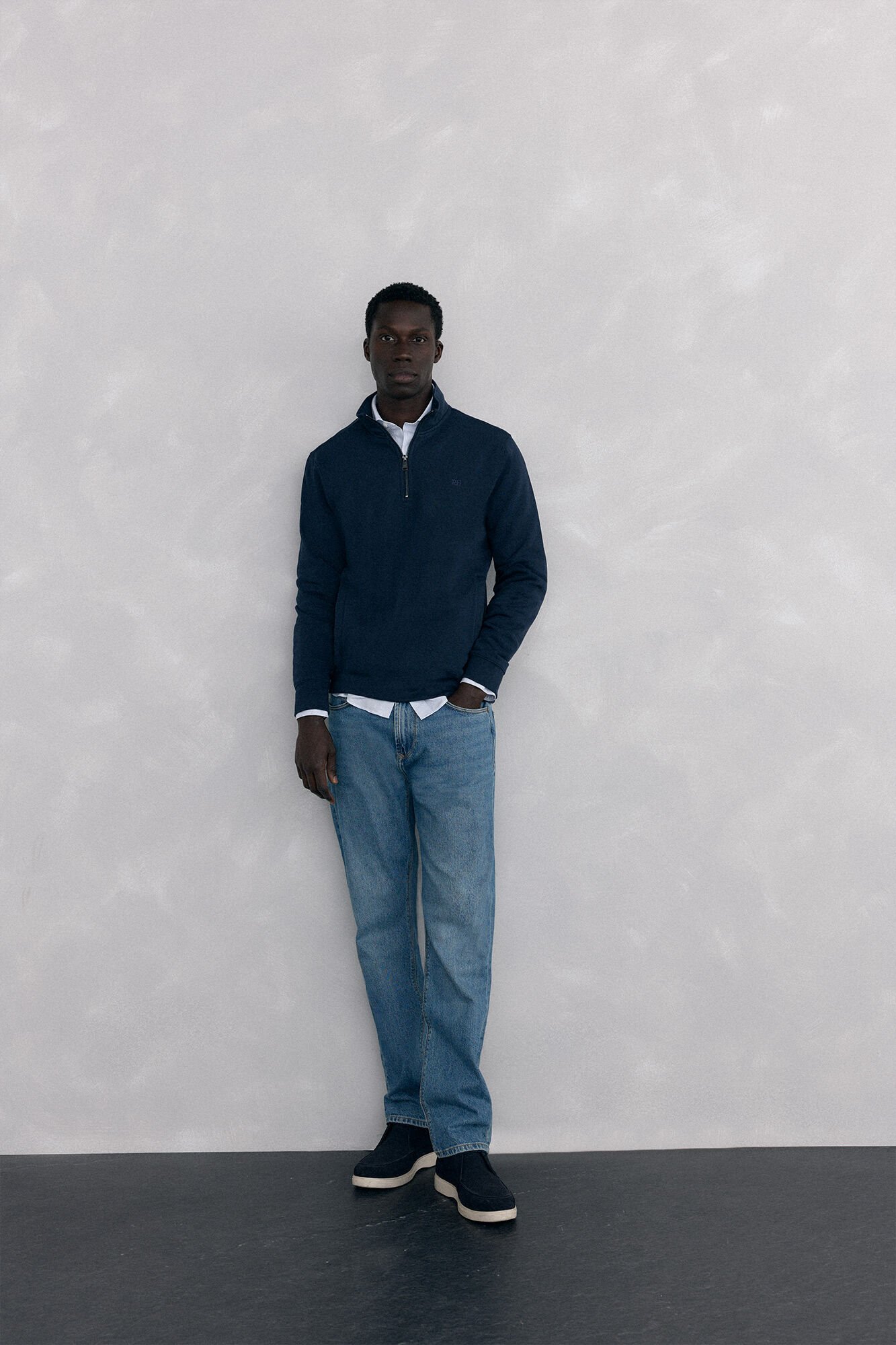 Pedro del Hierro Zip-neck sweatshirt