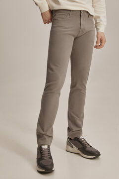 Pedro del Hierro Coloured slim fit premium flex 5-pocket jeans Grey