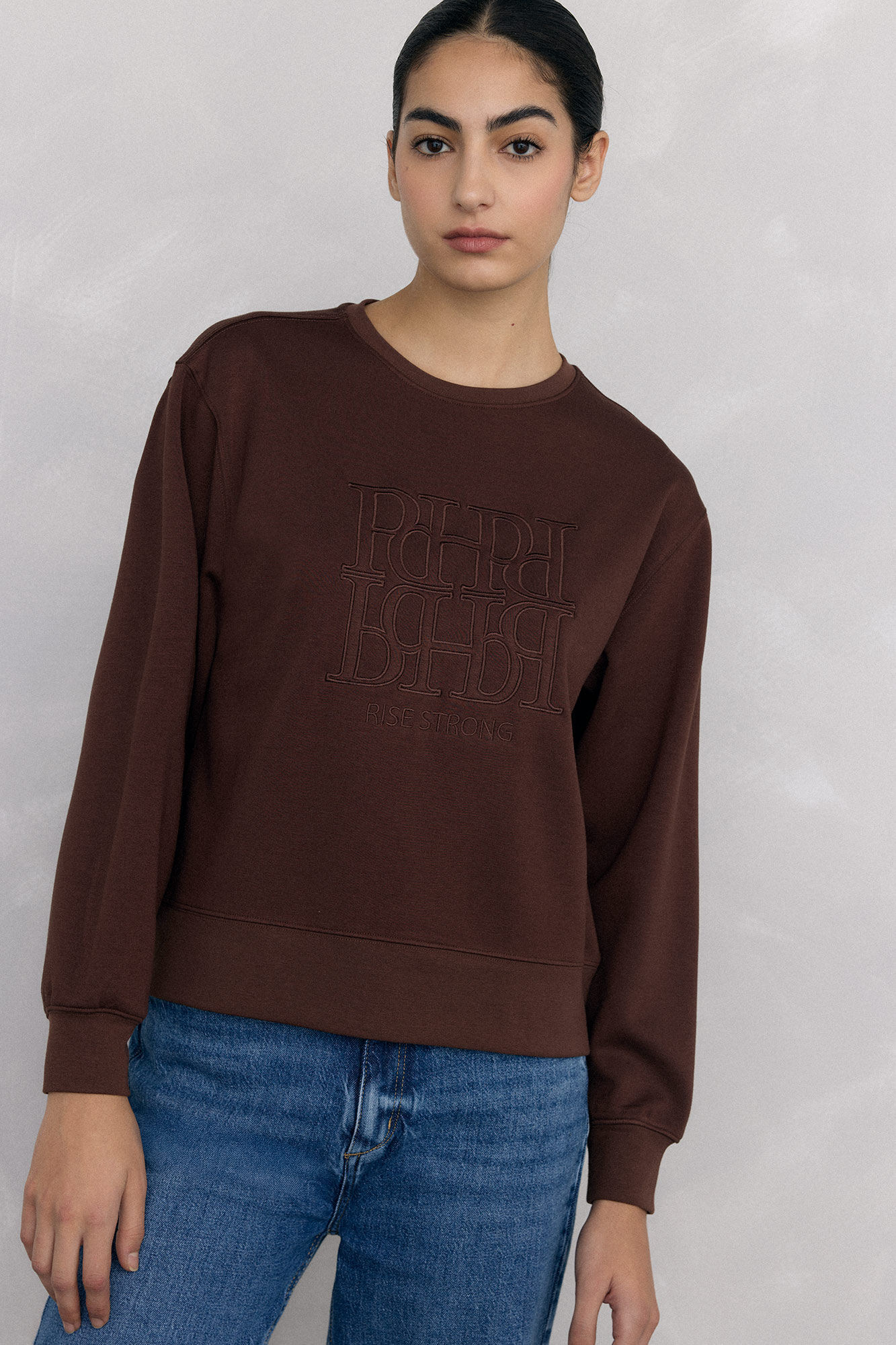 Pedro del Hierro Sweatshirt com logo da PDH