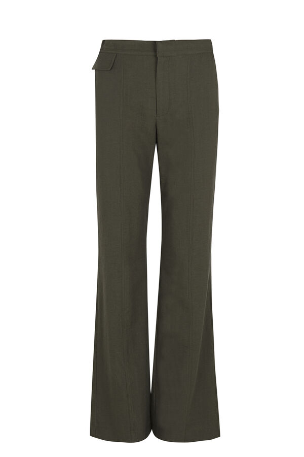 Pedro del Hierro Straight trousers Green