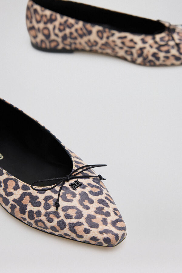 Pedro del Hierro Bailarina animal print Cizento