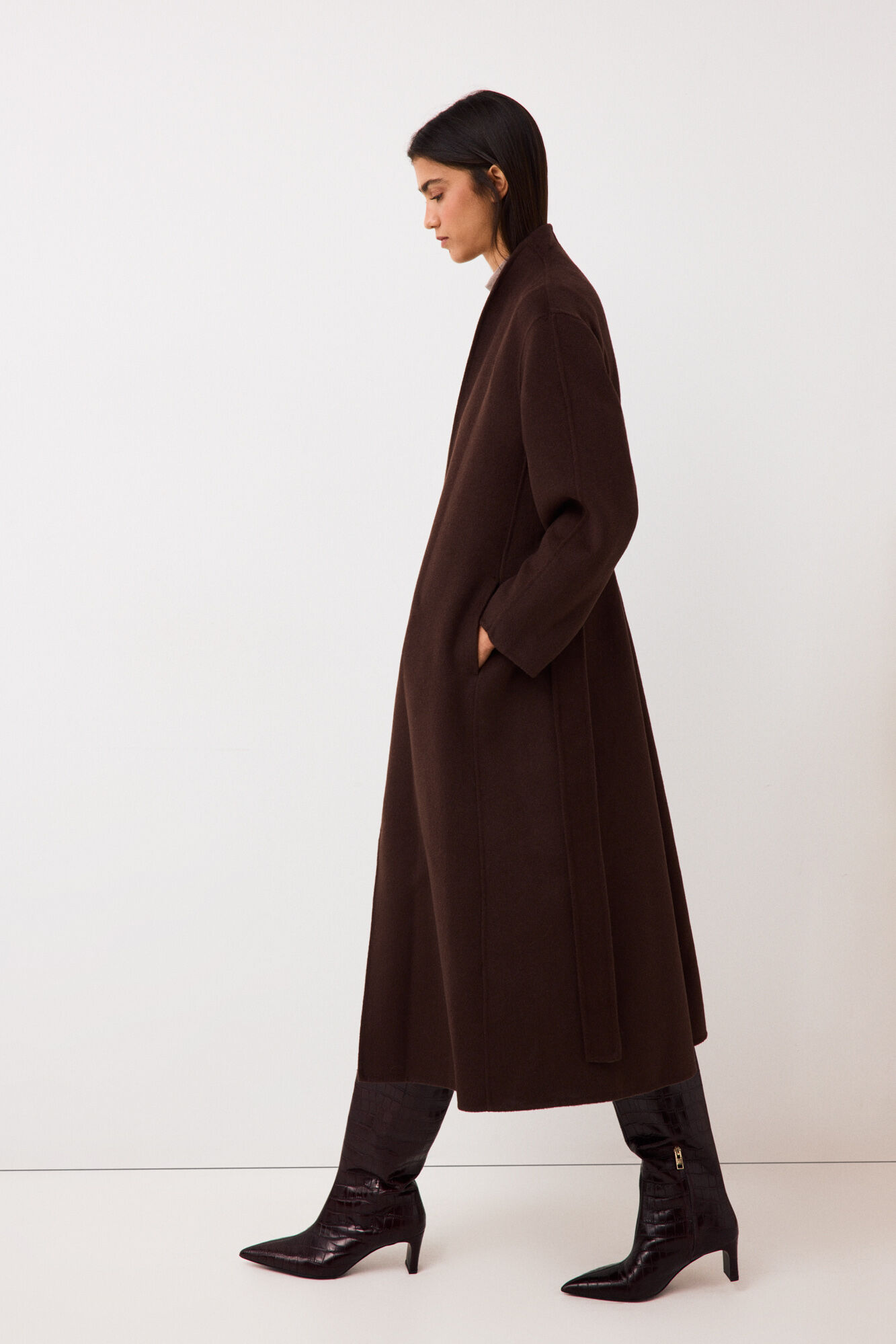 Pedro del Hierro Double-faced long coat