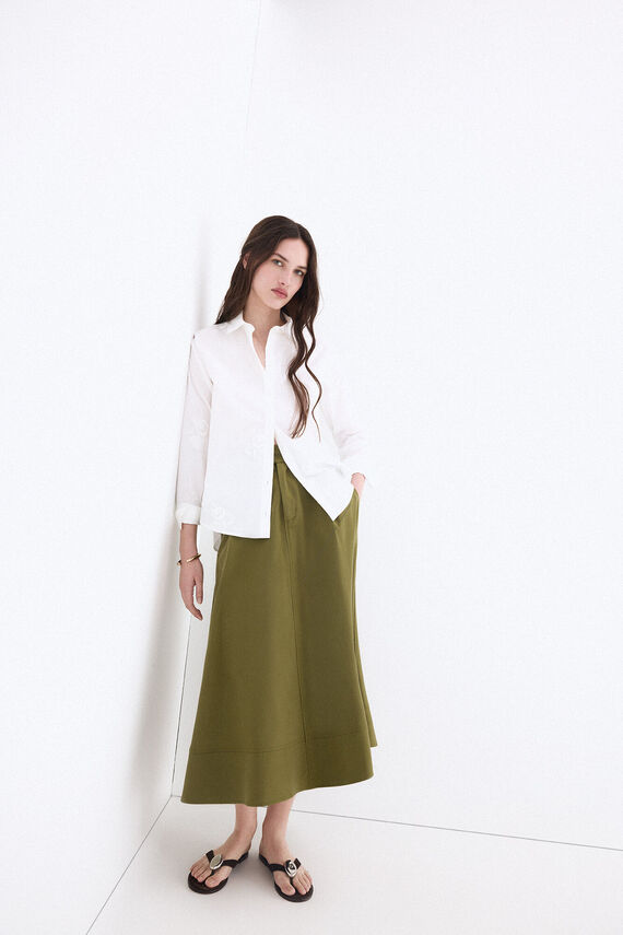 Camisa amplia bordada