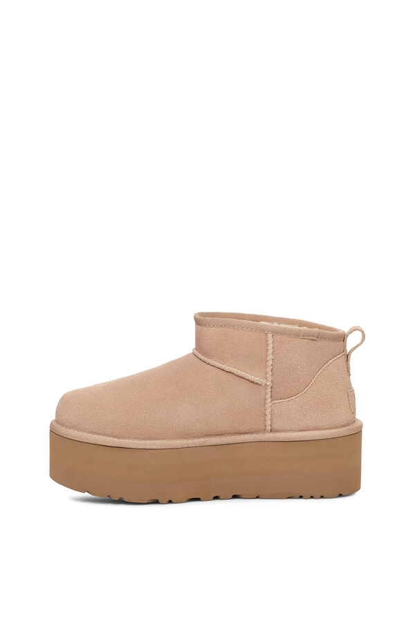 Ugg Bota Plataforma Ultra Clássica Marrom