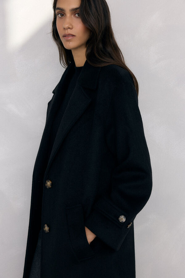 Pedro del Hierro Coat and inner gilet Black