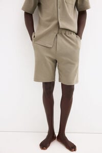 Pedro del Hierro Pantalones cortos pijama de algod&oacute;n espa&ntilde;ol