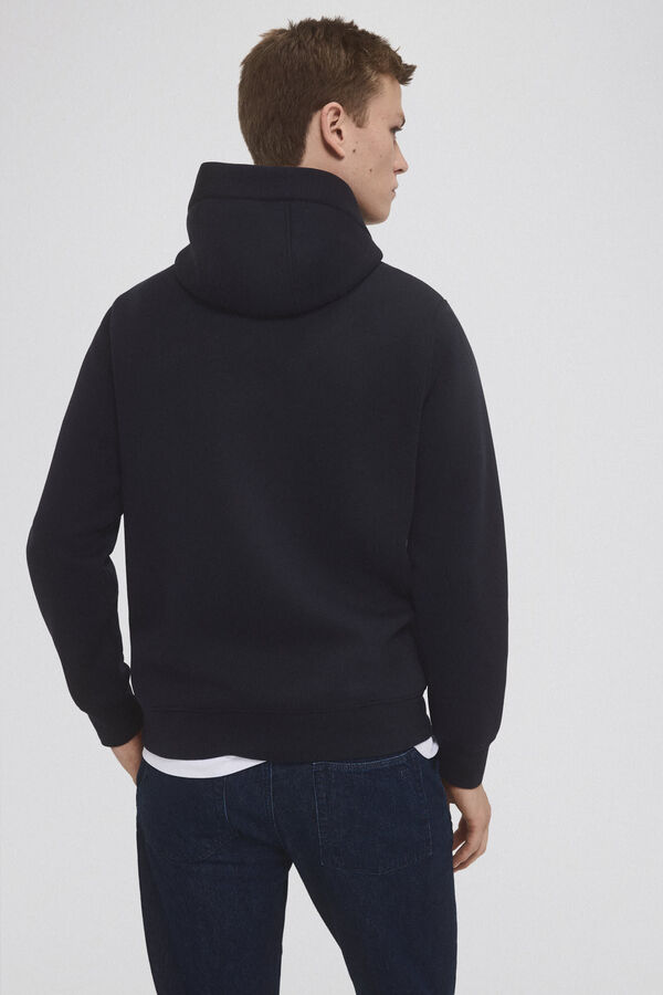 Pedro del Hierro Sudadera con capucha tejido t&eacute;cnico Azul