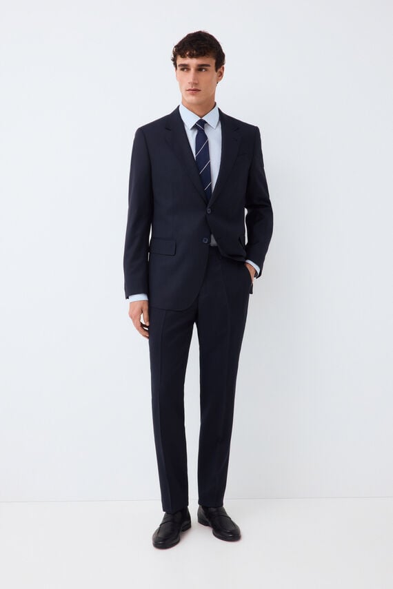 Pantalón traje coordinado slim ojo de perdiz