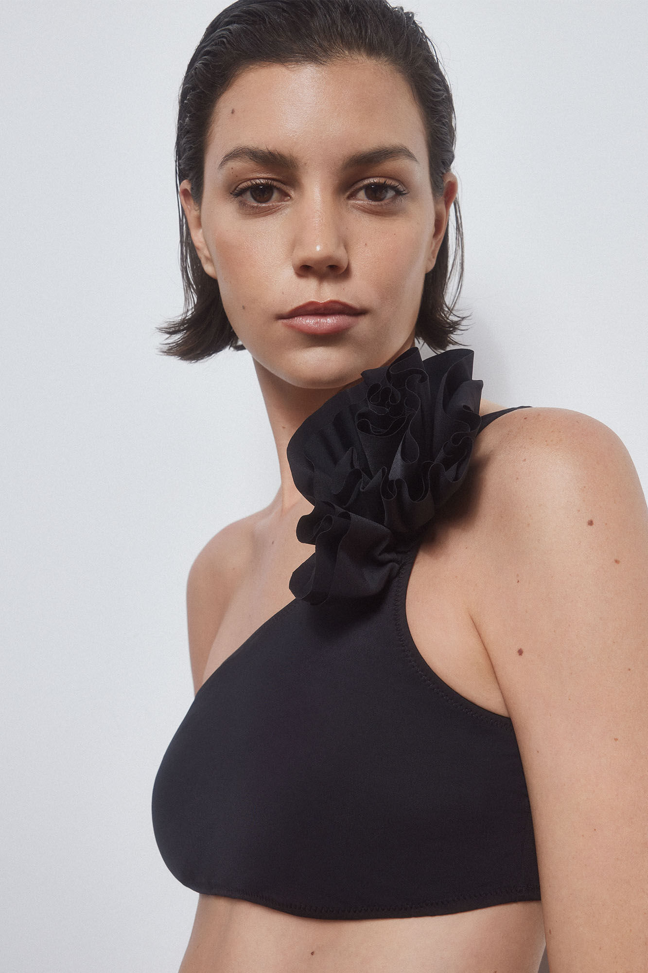 Pedro del Hierro Bikini asim&eacute;trico flor