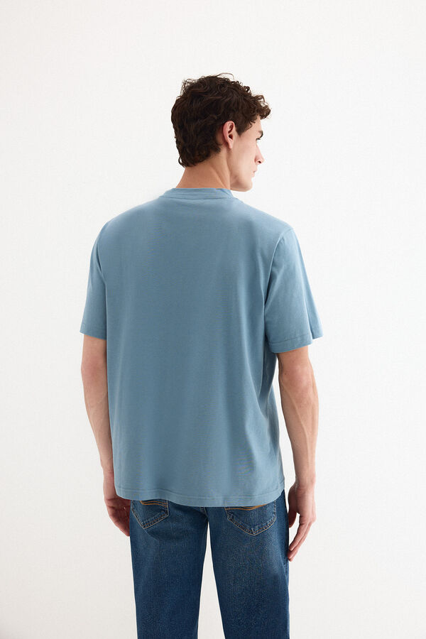 Pedro del Hierro Logo T-shirt Blue
