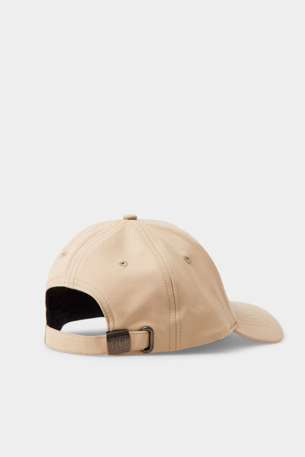 Pedro del Hierro Bon&eacute; com pala em tecido Beige