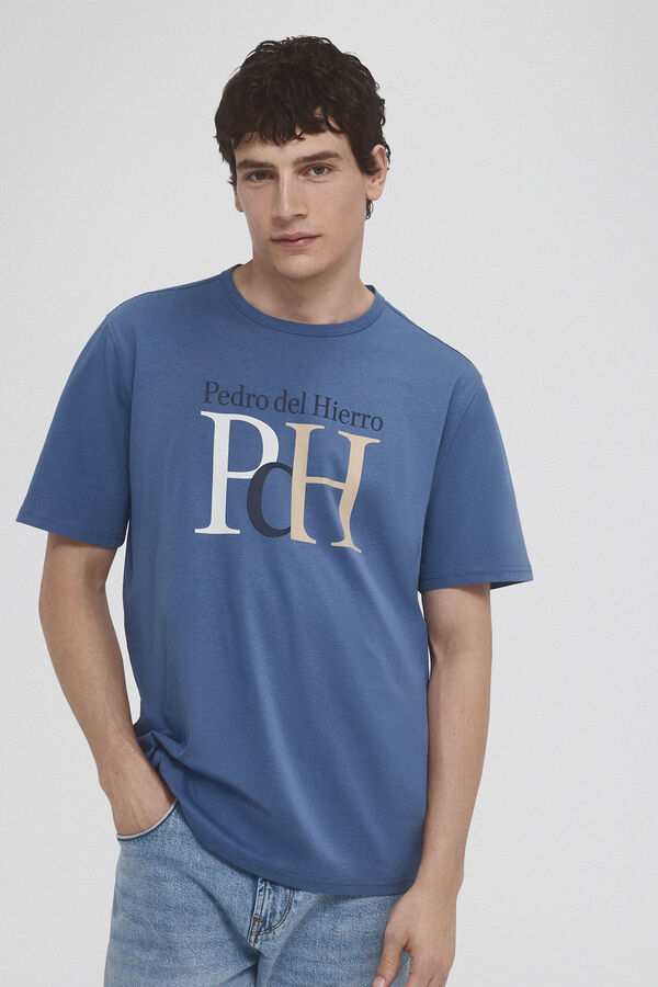 Pedro del Hierro T-shirt logo Azul