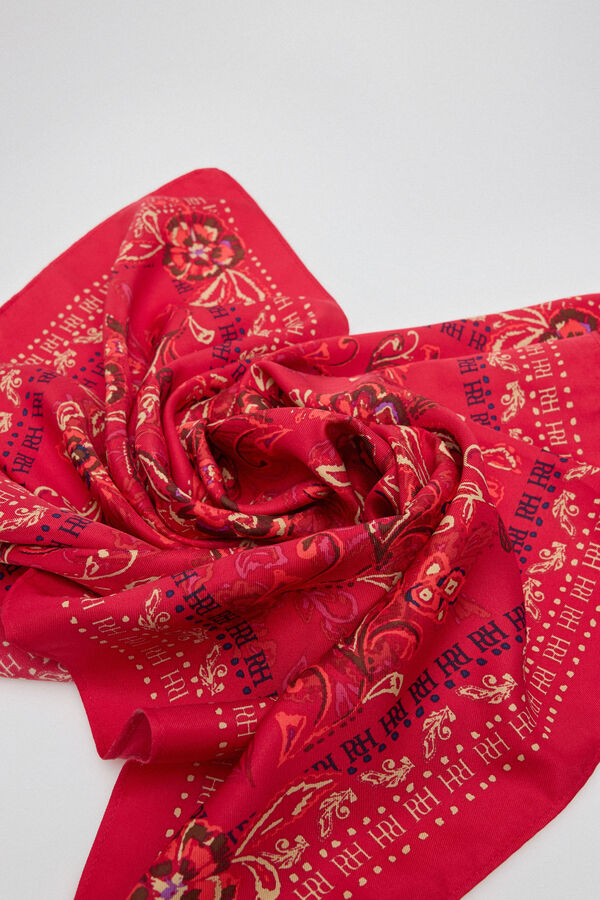 Pedro del Hierro Bandana scarf with floral print Several