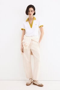 Pedro del Hierro Short sleeve contrast polo shirt