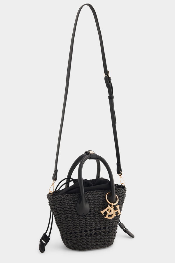 Pedro del Hierro Mini basket bag Black