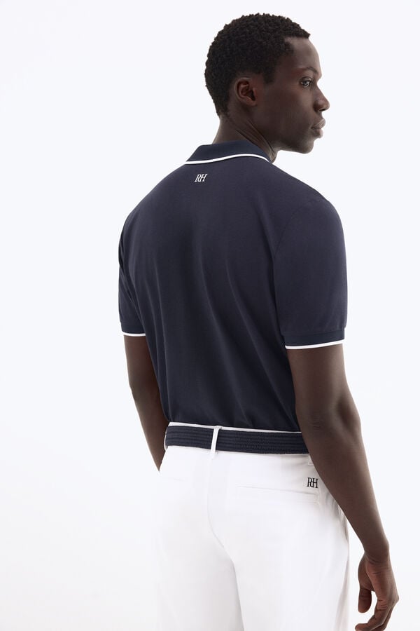 Pedro del Hierro Polo liso golf Azul
