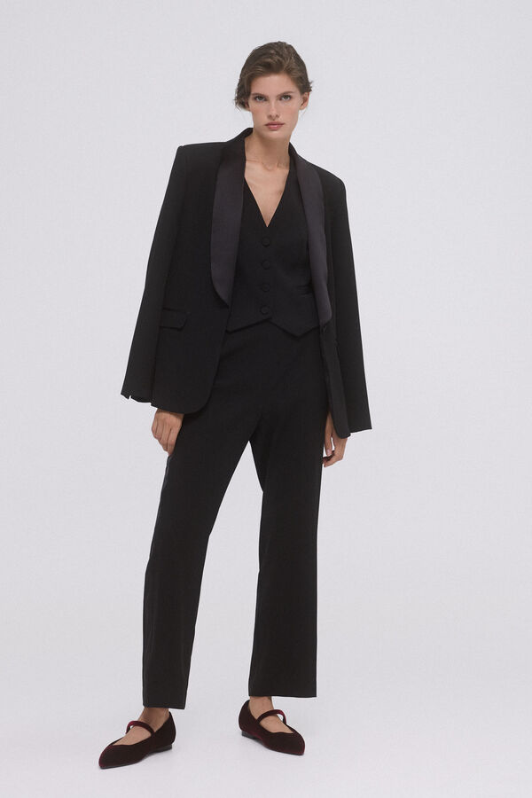 Pedro del Hierro Tuxedo pants Black