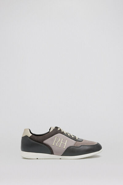 Pedro del Hierro Iconic rubber sole trainer  Grey