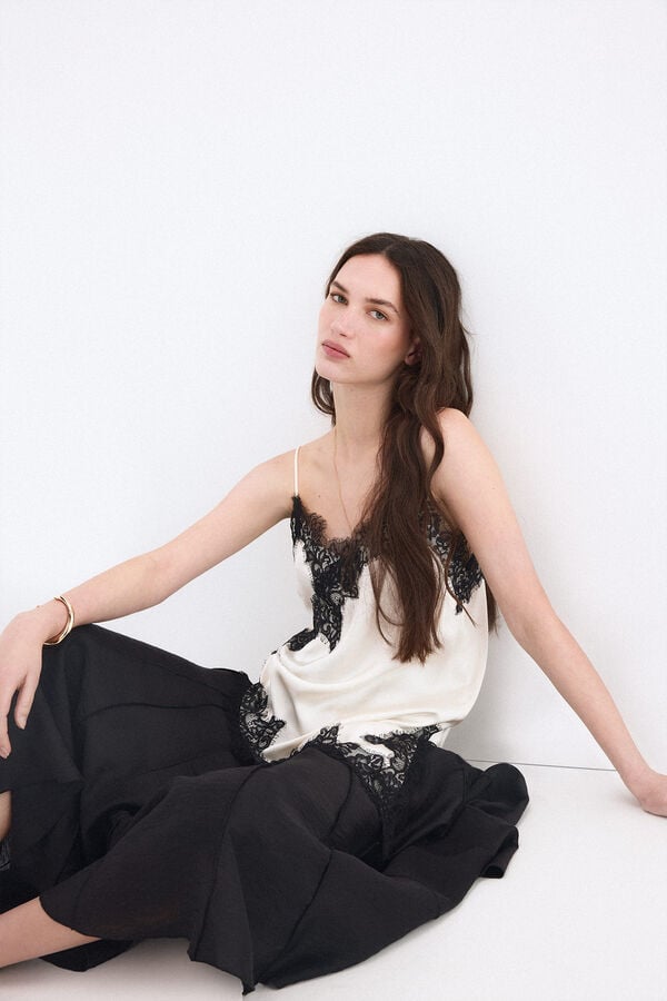 Pedro del Hierro Long camisole Green