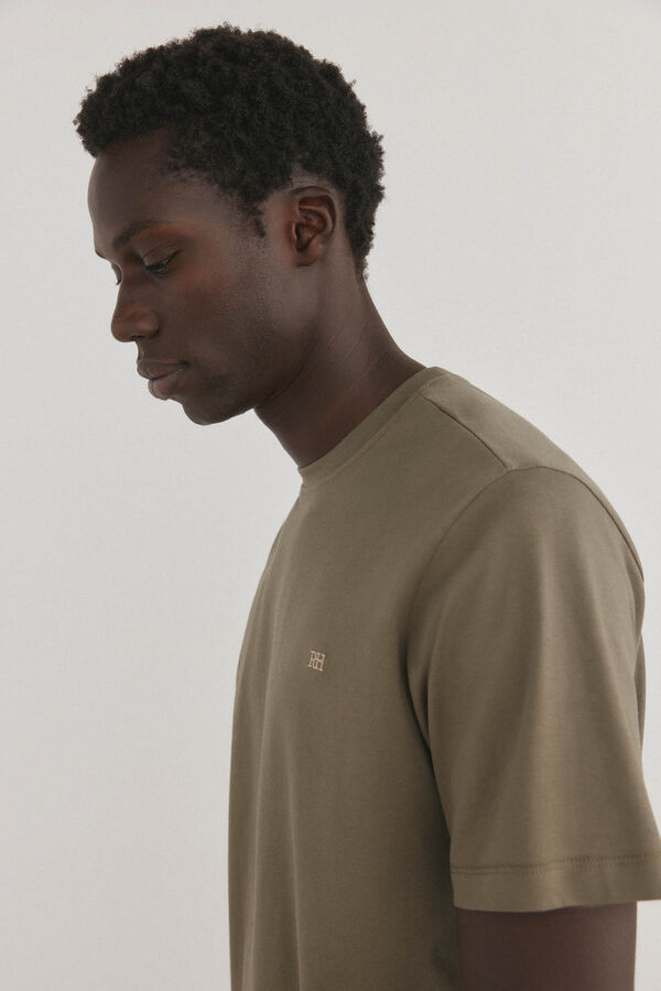 Pedro del Hierro Basic T-shirt Green