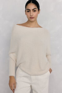 Pedro del Hierro Asymmetrical jumper with shiny yarn