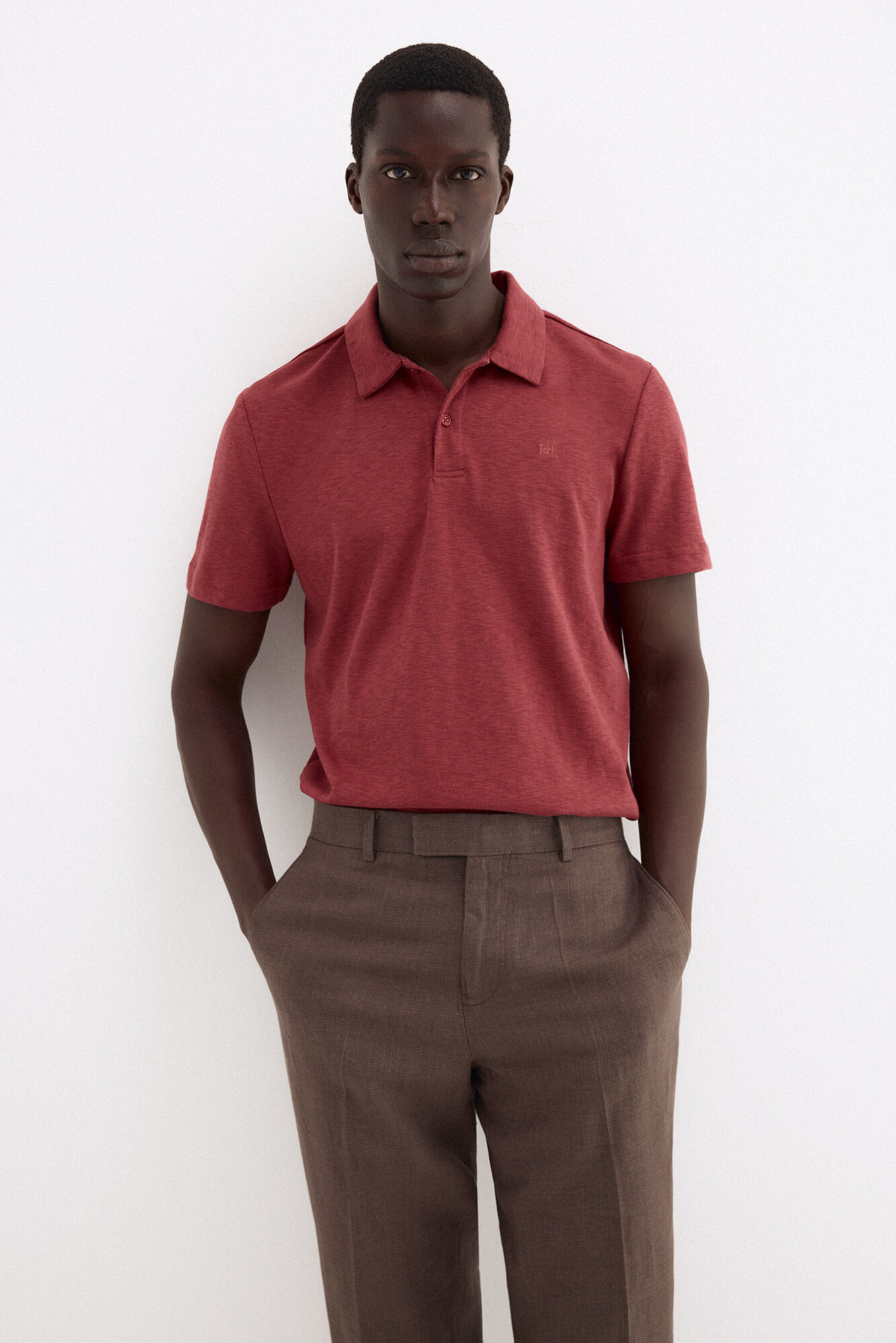 Pedro del Hierro Plain polo shirt