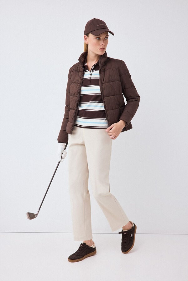 Pedro del Hierro Puffer anorak Brown