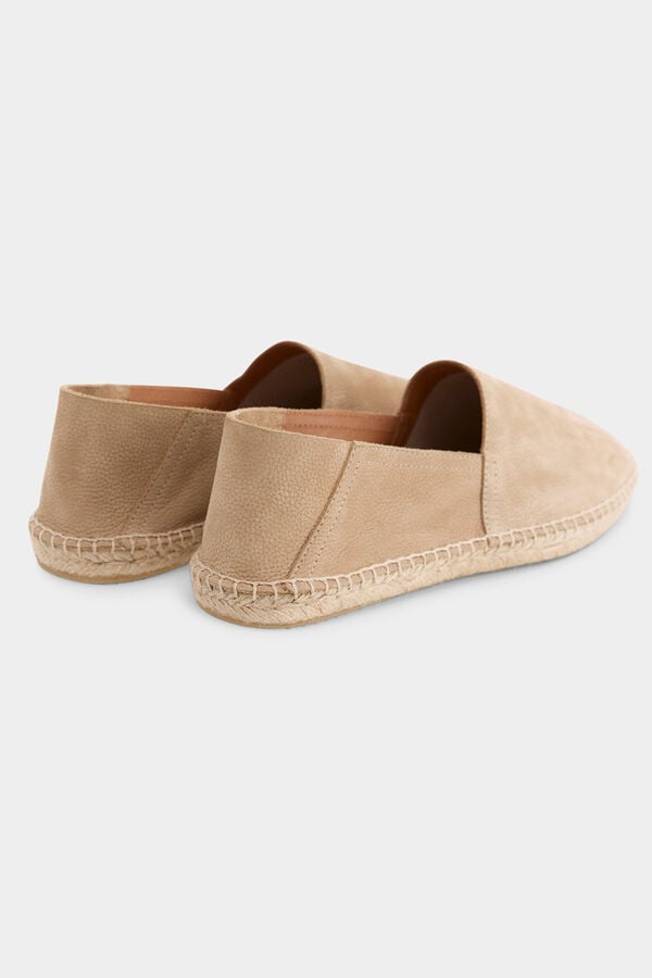 Pedro del Hierro Leather espadrille Brown