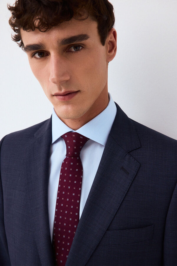 Pedro del Hierro Blazer de fato coordenado tailored estrutura azul Azul
