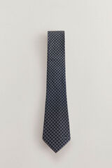 Pedro del Hierro Gravata seda natural Azul