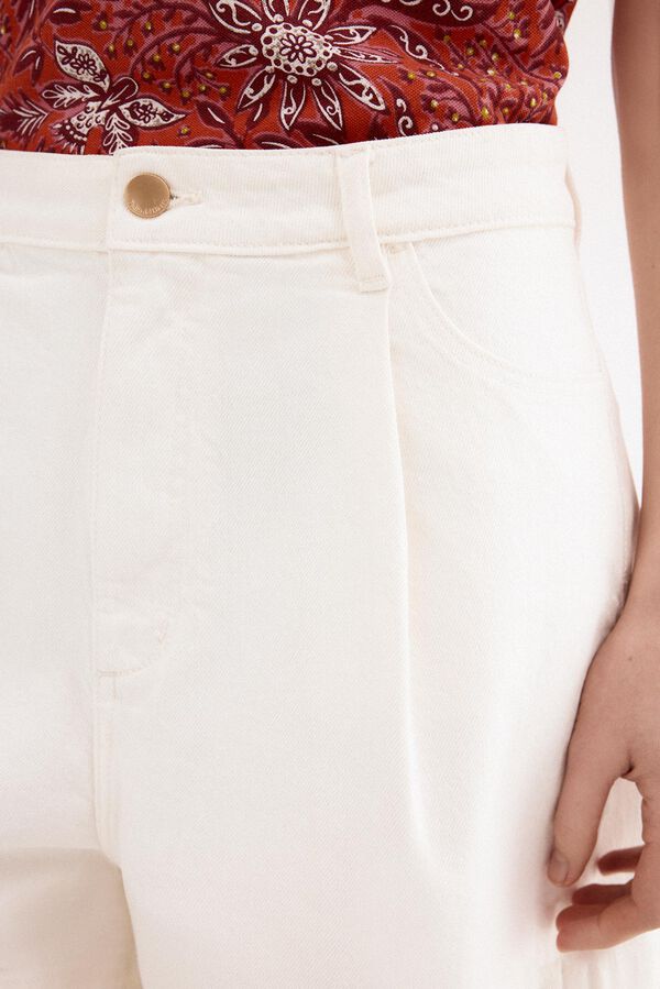 Pedro del Hierro Denim shorts Beige
