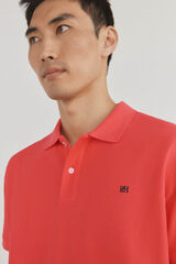 Pedro del Hierro Basic piqué polo shirt Red