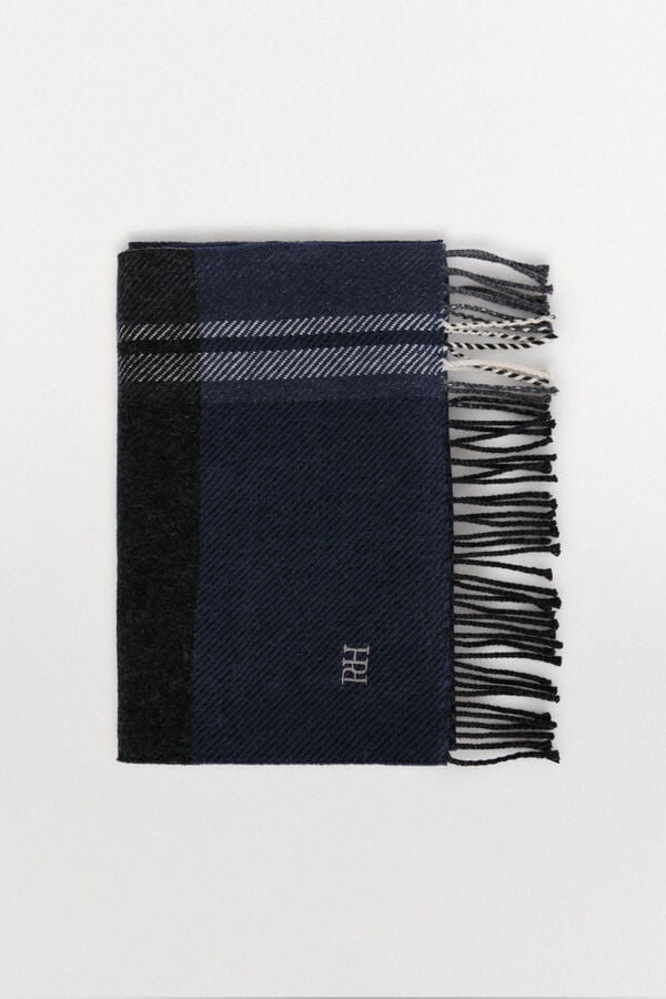 Pedro del Hierro Fabric scarf Blue