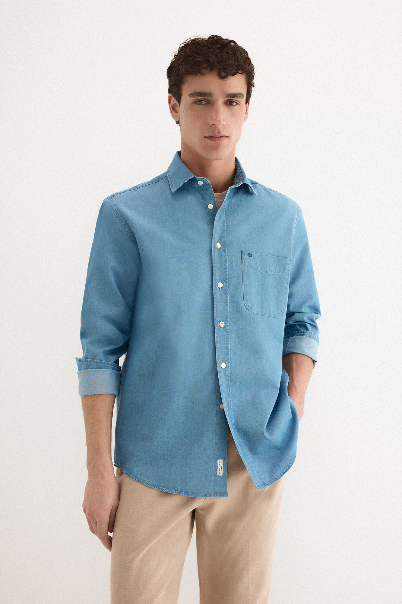 Pedro del Hierro Italian denim shirt