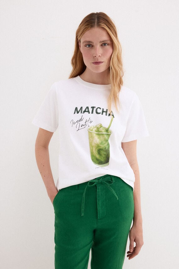 Camiseta estampada frontal
