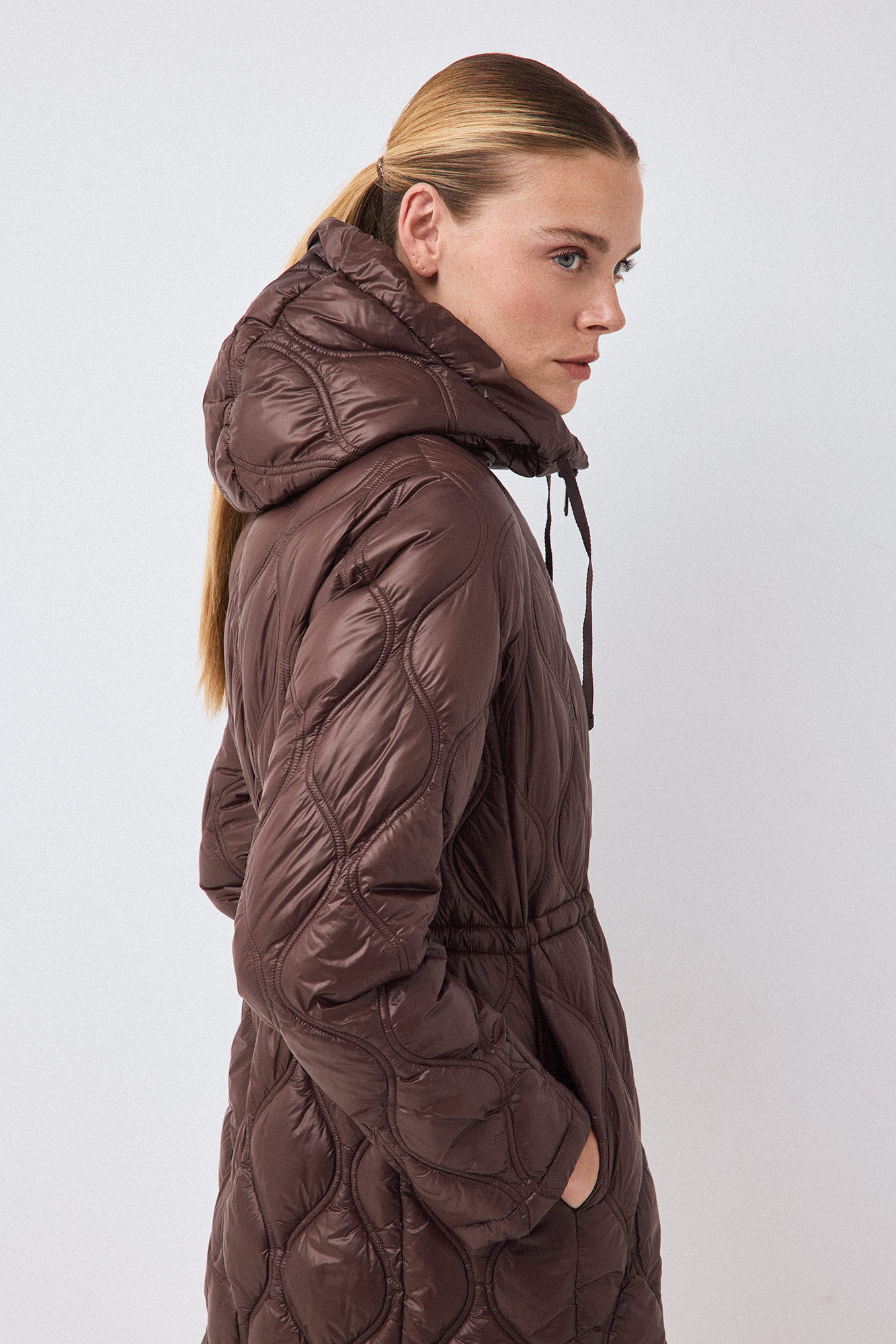 Pedro del Hierro Puffer parka with hood