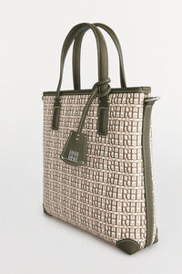 Pedro del Hierro mini bolsa de mala de tiracolo tipo tote com monograma