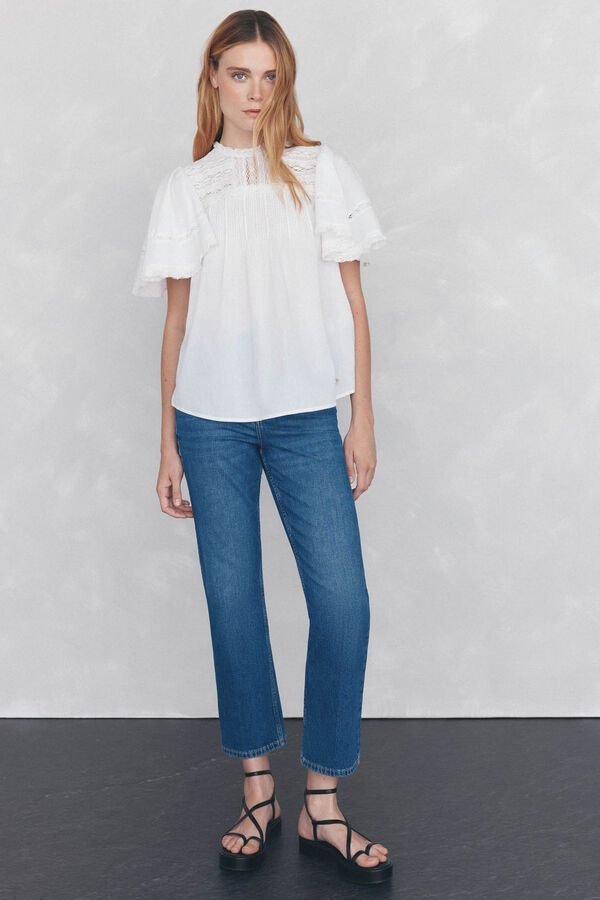 Pedro del Hierro Romantic blouse Ecru