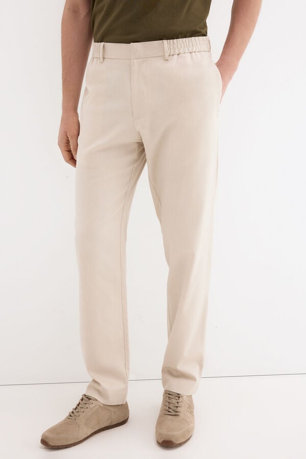 Pedro del Hierro Comfort chinos Beige