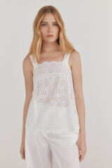 Pedro del Hierro Combined tank straps White
