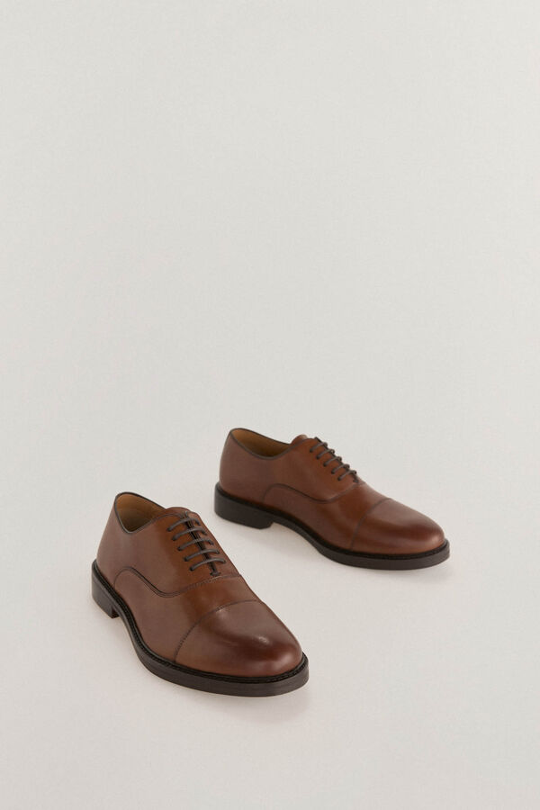 Pedro del Hierro Zapato vestir liso Marr&oacute;n