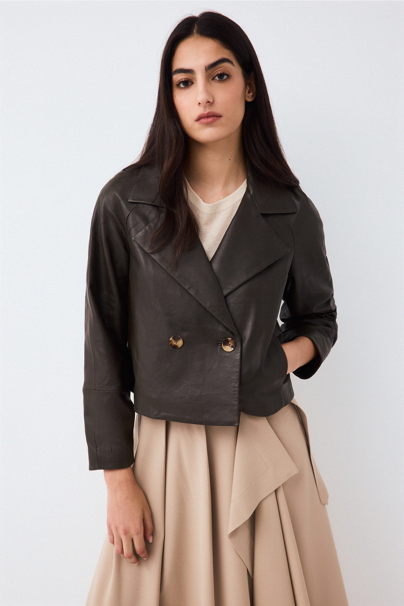 Pedro del Hierro Leather jacket